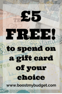 get £5 free credit to spend on any gift card when you sign up with Zeek