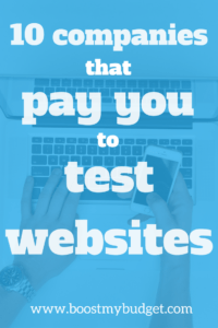 10 companies that pay you to test websites