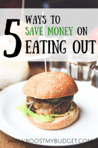 5 ways to save money on eating out