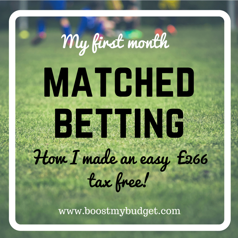 Learn how I made £266.52 in my first month matched betting! Matched betting is a risk free and tax free way for UK and Irish residents to earn extra money from home.