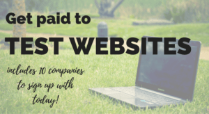 Get paid to test websites