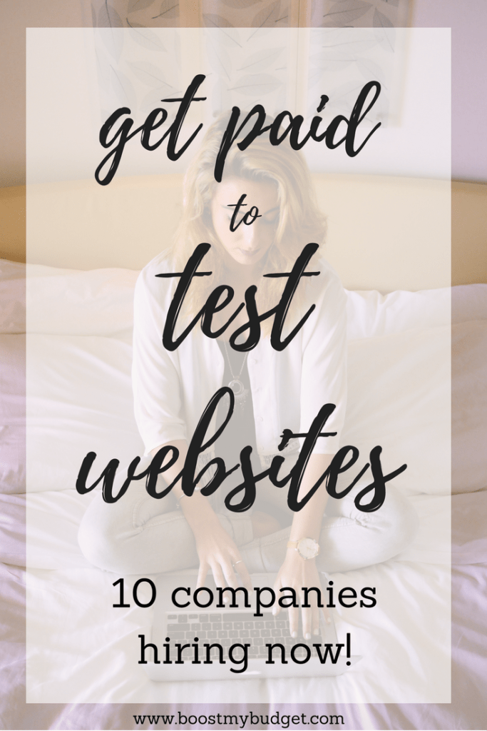 get paid to test websites