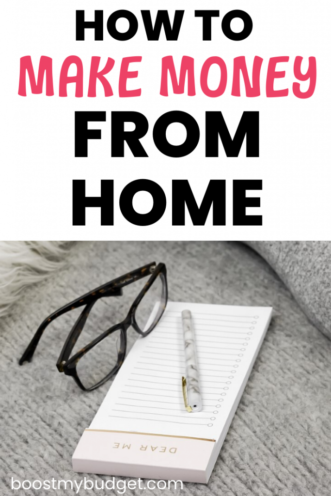 How to make money from home: you don't have to leave home to make extra cash. Here's a round up of top WFH jobs!