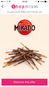 Shopmium screenshot - free Mikado