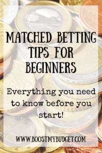 Starting matched betting? Here's what you need to know. Best tips for starting matched betting and making money from home!