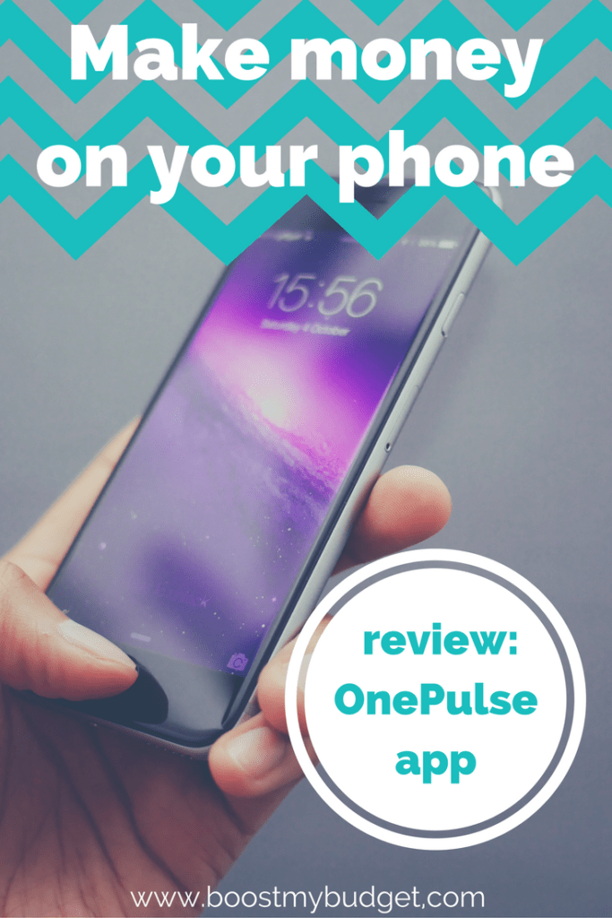 OnePulse app: earn easy money answering fun, quick surveys on your smartphone! Click through to my review to see how much I earned in 10 days.