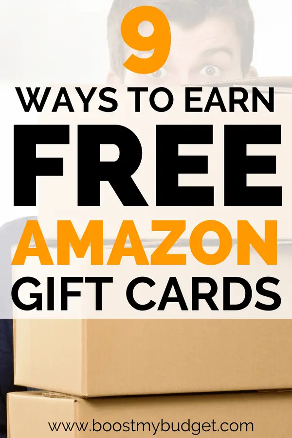 Wanna learn how to earn amazon gift cards for FREE? Click through for 9 easy and fun ways to earn free vouchers online. These gift cards can really go a long way to help your family budget and prepare for a cheap and frugal Christmas!