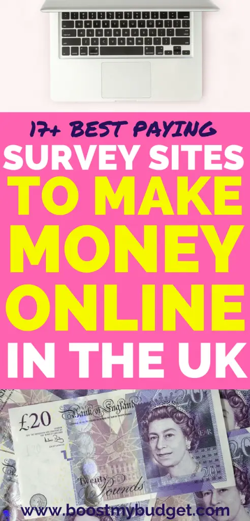 I love survey sites! Definitely one of the easiest ways to make money online FAST. All these sites work in the UK and they are a great source of extra cash! Sign up for the top 3 on this list if nothing else!