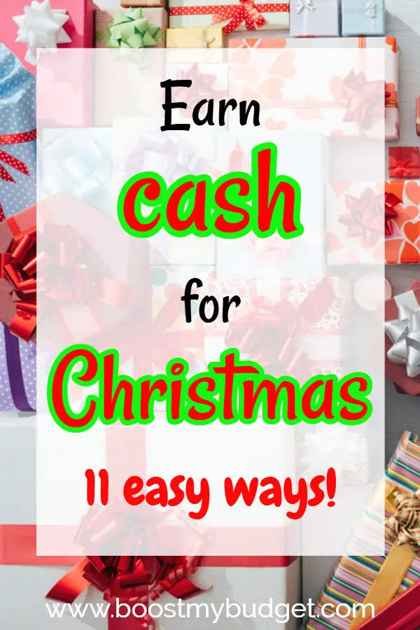 Earn fast money for Christmas! Click through to learn the 11 quick wins to make extra cash this Christmas time.