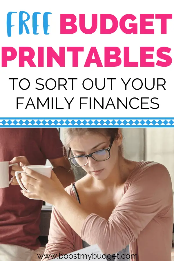 11 FREE budget printables to save your family money in 2019!