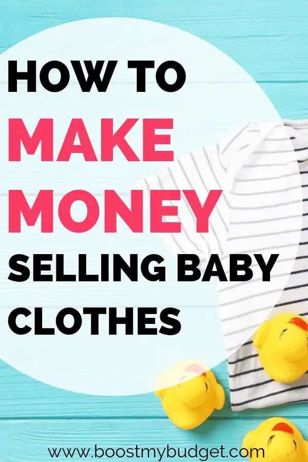 How to make money selling baby clothes online - the perfect side hustle business for new mums!