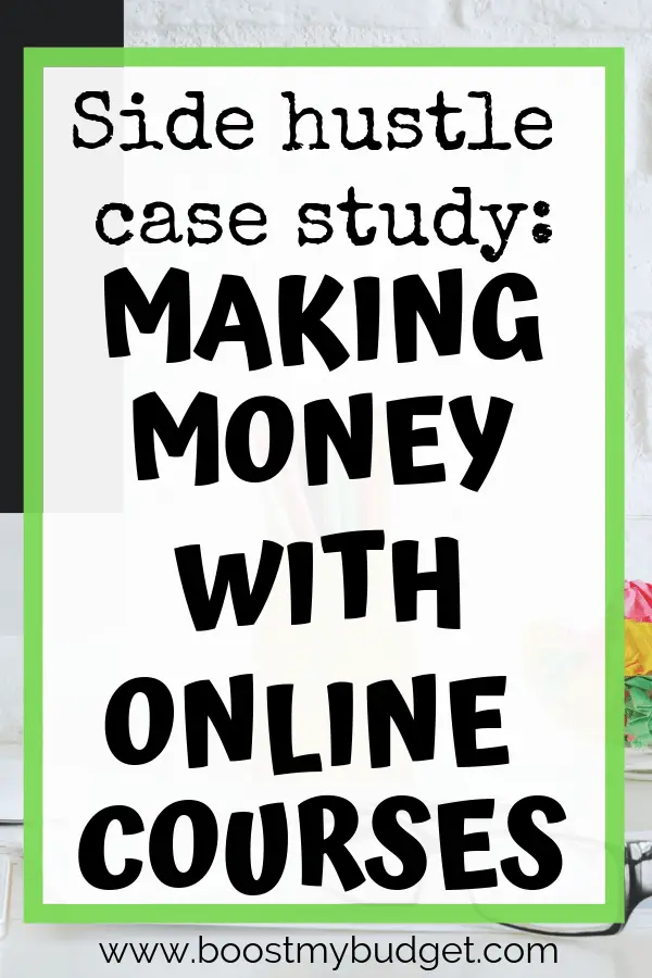 Find out how this inspirational woman makes money selling online courses! Online courses can be a great source of passive income - make them once, and make sales forever with no additional cost. A great side hustle idea for busy entrepreneurs!