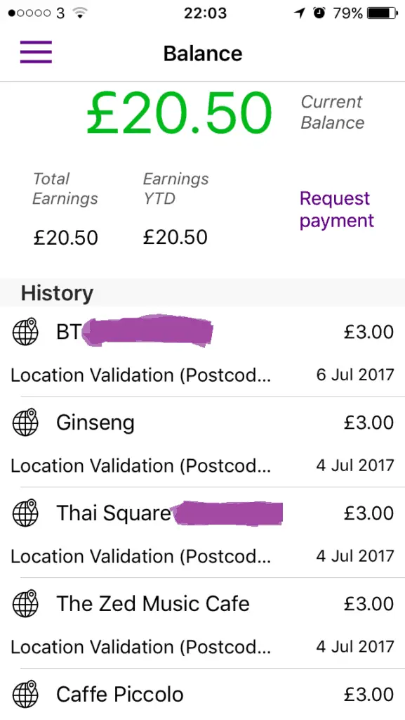 Task 360 proof of earnings